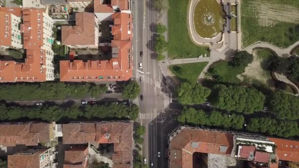 Film Milano Stadsbilden Panorama Dagtid Italien — Stockvideo