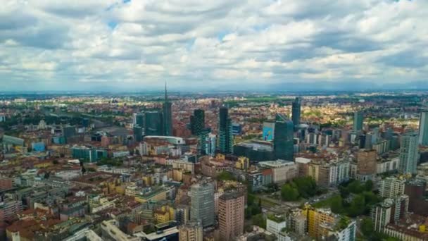 Imágenes Del Panorama Urbano Milán Durante Día Italia — Vídeos de Stock