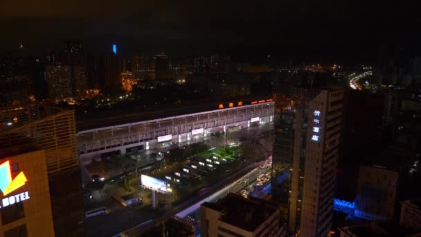 Zhuhai Stadsgezicht Luchtfoto Panorama China — Stockvideo