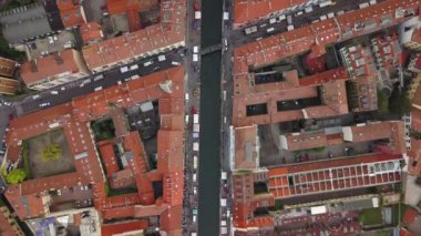 4 k Milan görüntüleri cityscape panorama adlı gündüz, İtalya