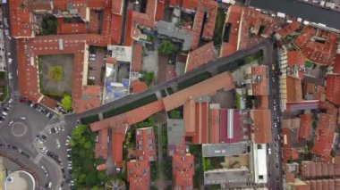 4 k Milan görüntüleri cityscape panorama adlı gündüz, İtalya