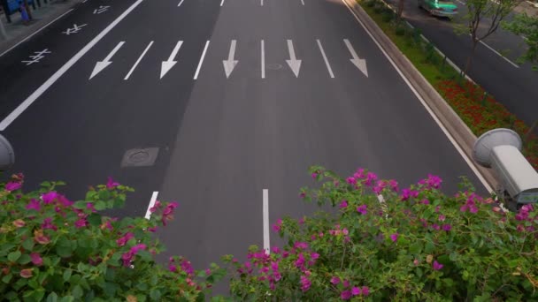 Guangzhou Város Légi Forgalom Panoráma Felvételeket Kína — Stock videók