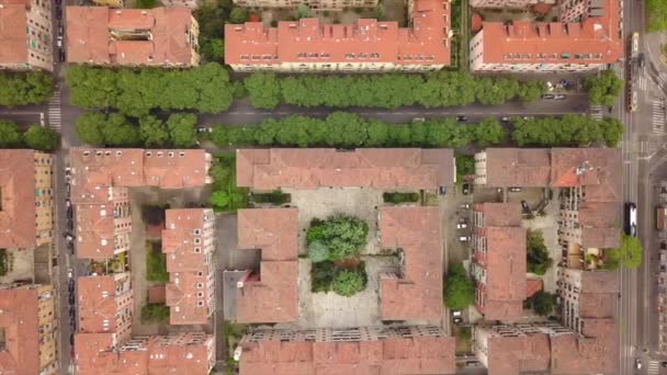 Beelden Van Milaan Stadsgezicht Panorama Moment Van Dag Italië — Stockvideo