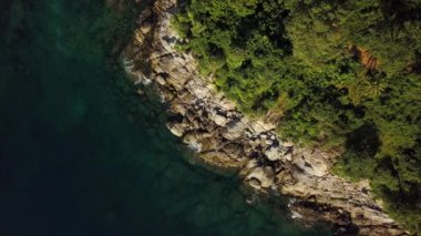 James Bond Adası'nda günbatımı, Phang Nga, Phuket, Tayland