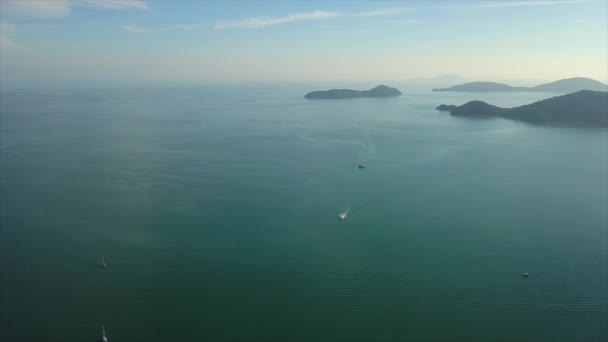 Plano Panorámico Famosa Playa Turística Phuket Island Imágenes — Vídeo de stock