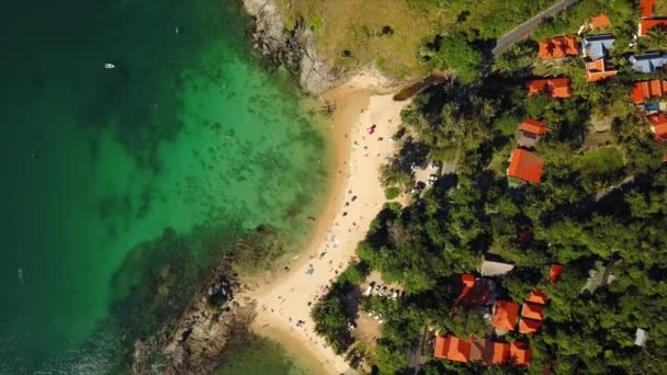 Phuket sziget buddha naplemente hegyekre 4k idő telik el Thaiföld — Stock videók