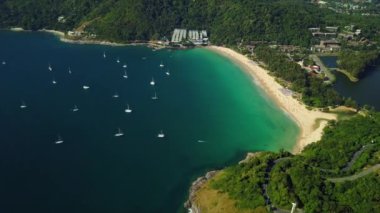 James Bond Adası'nda günbatımı, Phang Nga, Phuket, Tayland