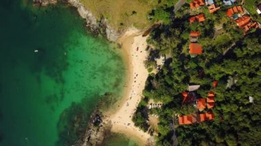 Phuket Adası Buda dağ günbatımı panorama 4k zaman atlamalı Tayland