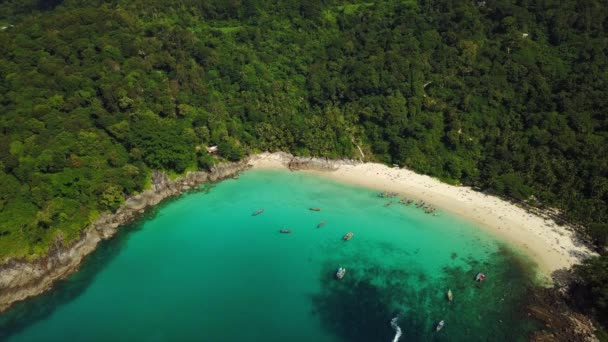 James Bond Island Tramonto Phang Nga Phuket Thailandia — Video Stock