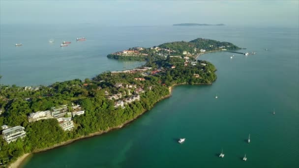 普吉岛佛山日落全景 4 k 时间推移泰国 — 图库视频影像