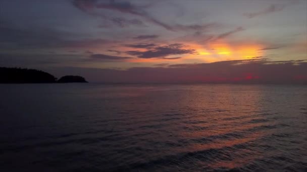 Panorama Shot Famous Resort Beach Phuket Island Footage — Stock Video