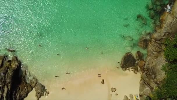 Plano Panorámico Famosa Playa Turística Phuket Island Imágenes — Vídeos de Stock