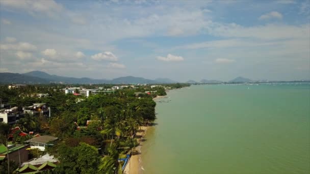 Phuket island Buddy panoramą zachód 4k time lapse Tajlandia — Wideo stockowe