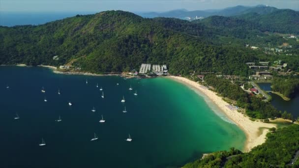 James Bond Island Pôr Sol Phang Nga Phuket Tailândia — Vídeo de Stock