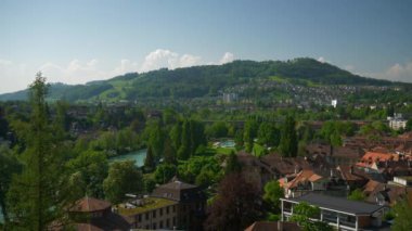 4 k Bern görüntüleri cityscape panorama, İsviçre  