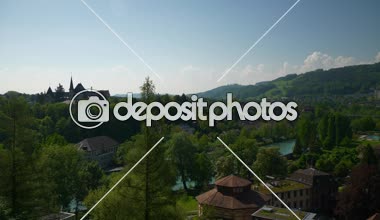4 k Bern görüntüleri cityscape panorama, İsviçre  