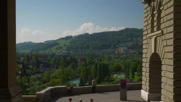 Imágenes Del Panorama Urbano Berna Suiza — Vídeo de stock