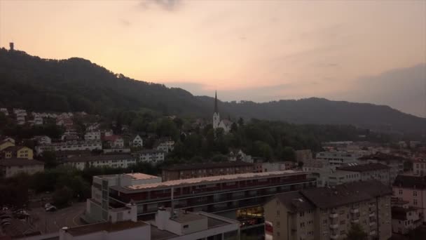 Optagelser Zurich Bybillede Panorama Schweiz – Stock-video