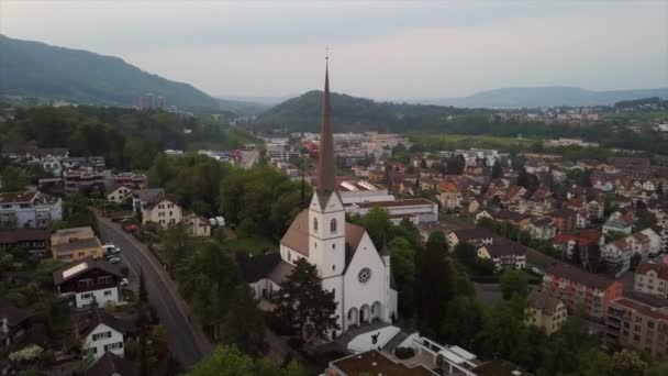 Felvételeket Zürichi Városkép Panorama Svájc — Stock videók