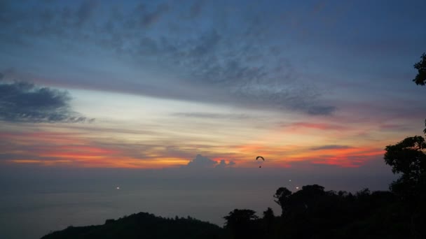 James Bond Island Bij Zonsondergang Phang Nga Phuket Thailand — Stockvideo