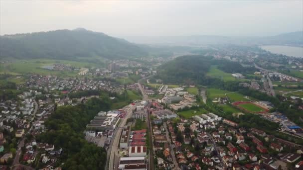 4k Images du panorama du paysage urbain de Zurich, Suisse   