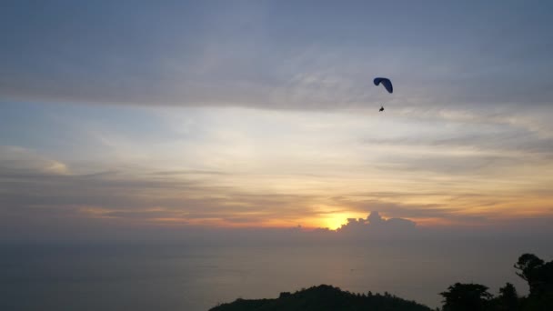 Wyspa Jamesa Bonda Zachodzie Słońca Phang Nga Phuket Tajlandia — Wideo stockowe