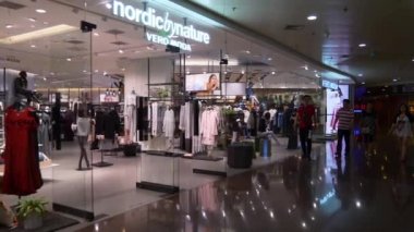 Shanghai, Çin Alışveriş Merkezi 4k görüntüleri