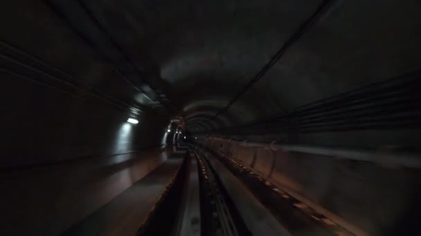 Guangzhou Stad Treinstation Ondergrondse Hal Panorama Tijd Vervallen Porselein — Stockvideo