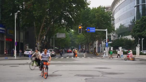 Felvétel Wuhan Város Kína — Stock videók