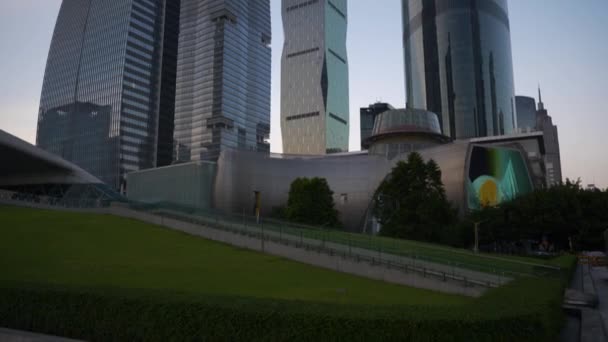 Tag Zeit Guangzhou Stadtbild Luftaufnahme Timelapse Filmmaterial China — Stockvideo