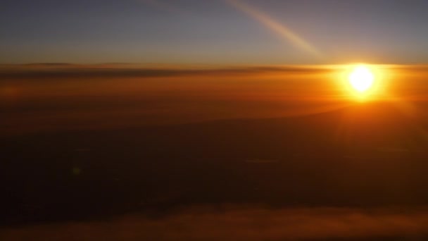 Imagini Uimitoare Zbor Avionul Deasupra Guangzhou — Videoclip de stoc