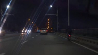 Wuhan. Yangtze şehir manzarası hava trafik manzarası 4k porselen
