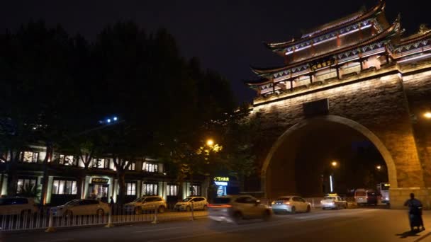 Wuhan Yangtze Paesaggio Urbano Panorama Del Traffico Aereo China — Video Stock