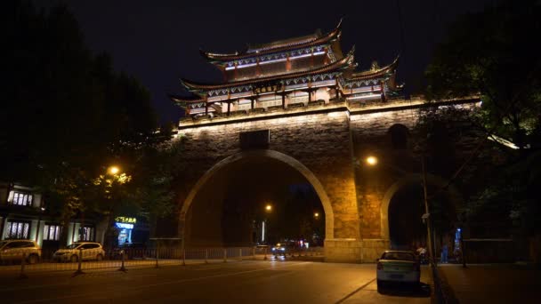 Wuhan Yangtze Şehir Manzarası Hava Trafik Manzarası Porselen — Stok video