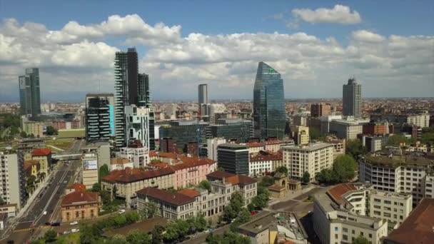 Milano Italia Maggio 2018 Giornata Sole Milano Città Centro Panorama — Video Stock