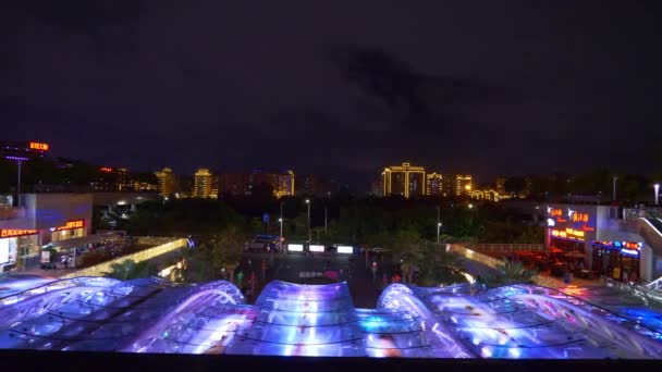 Wuhan China September 2017 Wuhan City Main Railway Station Exterior — Stock Video