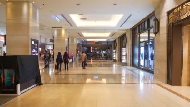 Taipei Taiwan Janeiro 2018 Centro Cidade Shopping Famoso Andando Câmera — Vídeo de Stock