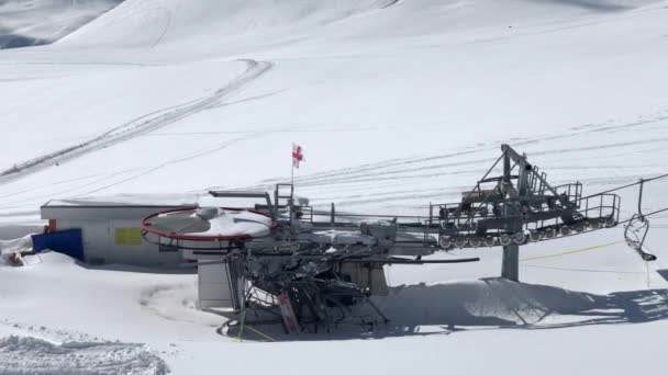 Gudauri ski resort — Stock Video