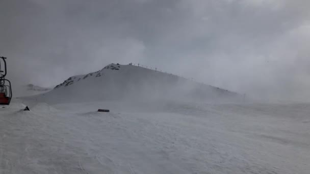 Estación de esquí Gudauri — Vídeo de stock