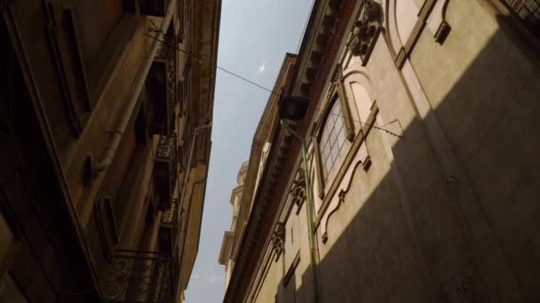 Milán Italia Mayo 2018 Ciudad Día Soleado Famosos Edificios Bloques — Vídeos de Stock