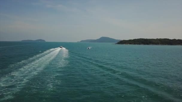 Phuket Tayland Ocak 2018 Ada Güneşli Bir Gün Ünlü Dock — Stok video