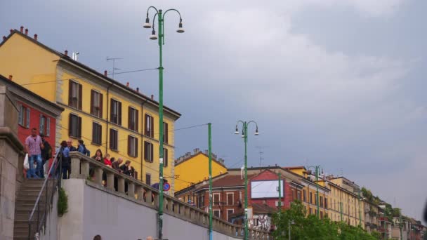 Mediolan Włochy Maja 2018 Dzień Czas Milan City Ruchu Ulicy — Wideo stockowe
