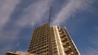 Milan, İtalya - 15 Mayıs 2018: gün zaman milan meşhur Şehir Meydanı görünümü ağır çekim panorama 4k yaklaşık 15 Mayıs 2018 kadar milan, İtalya.