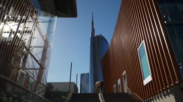 Milán Italia Mayo 2018 Día Milan City Famous Downtown Square — Vídeo de stock