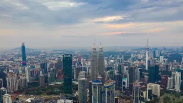 Kuala Lumpur Malezya Eylül 2018 Güneşli Gün Kuala Lumpur Şehir — Stok video
