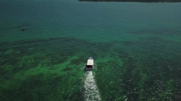 Napos Phuket Sziget Híres Hajós Forgalom Rawai Beach Légi Thaiföld — Stock videók