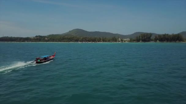 Phuket Tayland Ocak 2018 Ada Güneşli Bir Gün Ünlü Dock — Stok video
