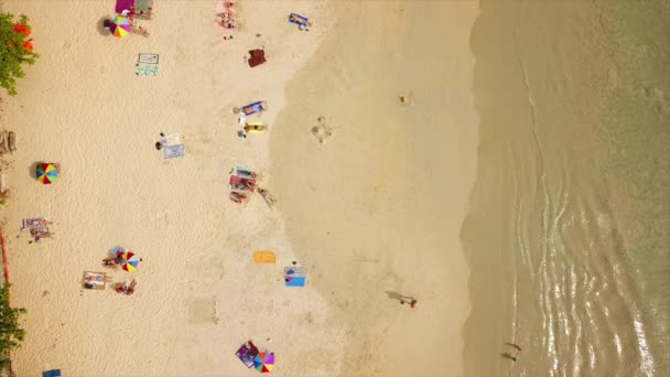 York Велика Британія 2018 Січня Туристів Курортного Пляжу Острова Пхукет — стокове відео
