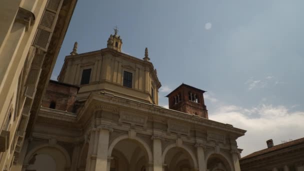 Milão Itália Maio 2018 Hora Dia Milão Cidade Centro Catedral — Vídeo de Stock