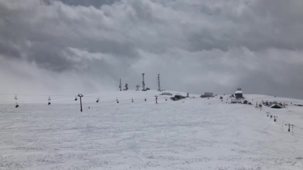 Stazione sciistica di Gudauri — Video Stock